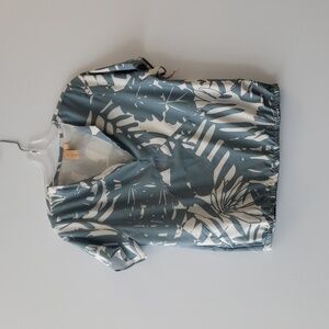 Women's Indyeva Ringan Shortsleeve Shirt Pond Botanical Print